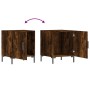 Nachttisch aus geräuchertem Eichenholzwerkstoff, 40 x 40 x 50 cm von vidaXL, Nachttische - Ref: Foro24-827574, Preis: 30,38 €...