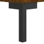 Smoked oak engineered wood bedside table 40x40x50 cm by vidaXL, Nightstands - Ref: Foro24-827574, Price: 30,12 €, Discount: %