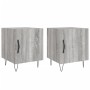 Nachttische 2 Stk. Ingenieurholz Sonoma grau 40x40x50 cm von vidaXL, Nachttische - Ref: Foro24-827561, Preis: 46,81 €, Rabatt: %