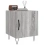 Bedside tables 2 units engineered wood gray Sonoma 40x40x50 cm by vidaXL, Nightstands - Ref: Foro24-827561, Price: 46,40 €, D...