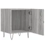Bedside tables 2 units engineered wood gray Sonoma 40x40x50 cm by vidaXL, Nightstands - Ref: Foro24-827561, Price: 46,40 €, D...