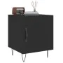 Mesitas de noche 2 uds madera de ingeniería negro 40x40x50 cm de vidaXL, Mesitas de noche - Ref: Foro24-827551, Precio: 46,88...