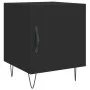 Mesitas de noche 2 uds madera de ingeniería negro 40x40x50 cm de vidaXL, Mesitas de noche - Ref: Foro24-827551, Precio: 46,88...