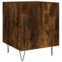 Mesita de noche madera de ingeniería roble ahumado 40x40x50 cm de vidaXL, Mesitas de noche - Ref: Foro24-827558, Precio: 37,3...