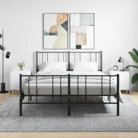 Nachttische 2 Stk. Holzwerkstoff weiß 40x40x50 cm von vidaXL, Nachttische - Ref: Foro24-827581, Preis: 57,95 €, Rabatt: %