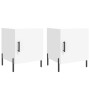 Nachttische 2 Stk. Holzwerkstoff weiß 40x40x50 cm von vidaXL, Nachttische - Ref: Foro24-827581, Preis: 58,47 €, Rabatt: %