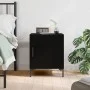 Mesita de noche madera de ingeniería negro 40x40x50 cm de vidaXL, Mesitas de noche - Ref: Foro24-827566, Precio: 36,57 €, Des...