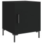 Schwarzer Nachttisch aus Holzwerkstoff, 40 x 40 x 50 cm von vidaXL, Nachttische - Ref: Foro24-827566, Preis: 36,89 €, Rabatt: %