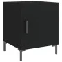 Schwarzer Nachttisch aus Holzwerkstoff, 40 x 40 x 50 cm von vidaXL, Nachttische - Ref: Foro24-827566, Preis: 36,57 €, Rabatt: %