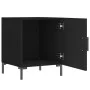 Schwarzer Nachttisch aus Holzwerkstoff, 40 x 40 x 50 cm von vidaXL, Nachttische - Ref: Foro24-827566, Preis: 36,57 €, Rabatt: %