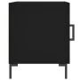 Schwarzer Nachttisch aus Holzwerkstoff, 40 x 40 x 50 cm von vidaXL, Nachttische - Ref: Foro24-827566, Preis: 36,57 €, Rabatt: %