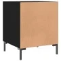 Schwarzer Nachttisch aus Holzwerkstoff, 40 x 40 x 50 cm von vidaXL, Nachttische - Ref: Foro24-827566, Preis: 36,57 €, Rabatt: %