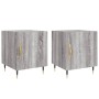 Nachttische 2 Einheiten Sonomagraues Holzwerkstoff 40x40x50 cm von vidaXL, Nachttische - Ref: Foro24-827529, Preis: 48,25 €, ...