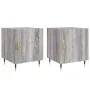 Nightstands 2 units Sonoma gray engineered wood 40x40x50 cm by vidaXL, Nightstands - Ref: Foro24-827529, Price: 47,82 €, Disc...