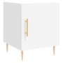 Mesita de noche madera de ingeniería blanco 40x40x50 cm de vidaXL, Mesitas de noche - Ref: Foro24-827532, Precio: 39,47 €, De...