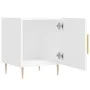 Weißer Nachttisch aus Holzwerkstoff, 40 x 40 x 50 cm von vidaXL, Nachttische - Ref: Foro24-827532, Preis: 39,00 €, Rabatt: %