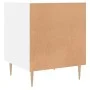 Weißer Nachttisch aus Holzwerkstoff, 40 x 40 x 50 cm von vidaXL, Nachttische - Ref: Foro24-827532, Preis: 39,00 €, Rabatt: %