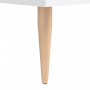 Mesita de noche madera de ingeniería blanco 40x40x50 cm de vidaXL, Mesitas de noche - Ref: Foro24-827532, Precio: 39,47 €, De...