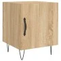 Mesita de noche madera de ingeniería roble Sonoma 40x40x50 cm de vidaXL, Mesitas de noche - Ref: Foro24-827554, Precio: 36,83...