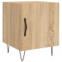 Mesita de noche madera de ingeniería roble Sonoma 40x40x50 cm de vidaXL, Mesitas de noche - Ref: Foro24-827554, Precio: 37,29...