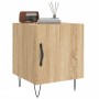 Mesita de noche madera de ingeniería roble Sonoma 40x40x50 cm de vidaXL, Mesitas de noche - Ref: Foro24-827554, Precio: 37,29...