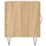 Mesita de noche madera de ingeniería roble Sonoma 40x40x50 cm de vidaXL, Mesitas de noche - Ref: Foro24-827554, Precio: 37,29...