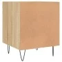Mesita de noche madera de ingeniería roble Sonoma 40x40x50 cm de vidaXL, Mesitas de noche - Ref: Foro24-827554, Precio: 36,83...