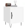 Mesita de noche madera de ingeniería blanco 40x40x50 cm de vidaXL, Mesitas de noche - Ref: Foro24-827548, Precio: 37,79 €, De...