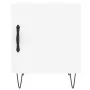 Mesita de noche madera de ingeniería blanco 40x40x50 cm de vidaXL, Mesitas de noche - Ref: Foro24-827548, Precio: 37,79 €, De...