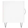 Mesita de noche madera de ingeniería blanco 40x40x50 cm de vidaXL, Mesitas de noche - Ref: Foro24-827548, Precio: 37,79 €, De...