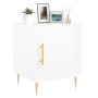 Nachttische 2 Stk. Ingenieurholz weiß glänzend 40x40x50 cm von vidaXL, Nachttische - Ref: Foro24-827537, Preis: 70,76 €, Raba...