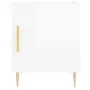 Bedside tables 2 units engineered wood glossy white 40x40x50 cm by vidaXL, Nightstands - Ref: Foro24-827537, Price: 69,88 €, ...