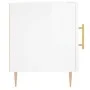 Bedside tables 2 units engineered wood glossy white 40x40x50 cm by vidaXL, Nightstands - Ref: Foro24-827537, Price: 69,88 €, ...