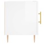 Nachttische 2 Stk. Ingenieurholz weiß glänzend 40x40x50 cm von vidaXL, Nachttische - Ref: Foro24-827537, Preis: 70,76 €, Raba...