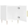Bedside tables 2 units engineered wood glossy white 40x40x50 cm by vidaXL, Nightstands - Ref: Foro24-827537, Price: 69,88 €, ...