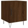 Mesitas noche 2 uds madera ingeniería marrón roble 40x40x50 cm de vidaXL, Mesitas de noche - Ref: Foro24-827563, Precio: 46,4...