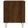 Bedside tables 2 units engineered wood brown oak 40x40x50 cm by vidaXL, Nightstands - Ref: Foro24-827563, Price: 46,40 €, Dis...