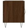 Mesitas noche 2 uds madera ingeniería marrón roble 40x40x50 cm de vidaXL, Mesitas de noche - Ref: Foro24-827563, Precio: 46,4...