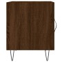 Nachttische 2 Stk. Holzwerkstoff braune Eiche 40x40x50 cm von vidaXL, Nachttische - Ref: Foro24-827563, Preis: 46,81 €, Rabat...