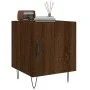 Oak brown engineered wood bedside table 40x40x50 cm by vidaXL, Nightstands - Ref: Foro24-827562, Price: 39,97 €, Discount: %
