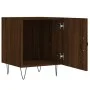 Oak brown engineered wood bedside table 40x40x50 cm by vidaXL, Nightstands - Ref: Foro24-827562, Price: 39,97 €, Discount: %