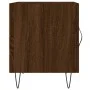 Oak brown engineered wood bedside table 40x40x50 cm by vidaXL, Nightstands - Ref: Foro24-827562, Price: 39,97 €, Discount: %