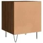 Oak brown engineered wood bedside table 40x40x50 cm by vidaXL, Nightstands - Ref: Foro24-827562, Price: 39,97 €, Discount: %