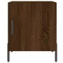 Nachttisch aus braunem Eichenholz, 40x40x50 cm von vidaXL, Nachttische - Ref: Foro24-827594, Preis: 37,23 €, Rabatt: %