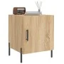 Mesitas noche 2 uds madera ingeniería roble Sonoma 40x40x50 cm de vidaXL, Mesitas de noche - Ref: Foro24-827587, Precio: 55,8...