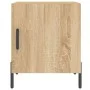 Nightstands 2 pcs engineered wood Sonoma oak 40x40x50 cm by vidaXL, Nightstands - Ref: Foro24-827587, Price: 55,87 €, Discoun...