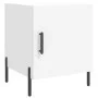 Engineered wood white bedside table 40x40x50 cm by vidaXL, Nightstands - Ref: Foro24-827580, Price: 44,81 €, Discount: %