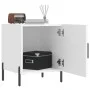 Engineered wood white bedside table 40x40x50 cm by vidaXL, Nightstands - Ref: Foro24-827580, Price: 44,81 €, Discount: %