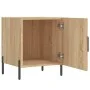 Mesitas noche 2 uds madera ingeniería roble Sonoma 40x40x50 cm de vidaXL, Mesitas de noche - Ref: Foro24-827587, Precio: 55,8...