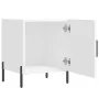 Engineered wood white bedside table 40x40x50 cm by vidaXL, Nightstands - Ref: Foro24-827580, Price: 44,81 €, Discount: %